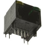 5406533-1, 5406533 Series Female RJ45 Connector, Through Hole, Cat5