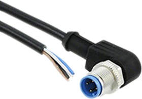 1-2273082-1, Male 4 way M12 to Unterminated Sensor Actuator Cable, 1.5m