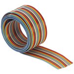 09180097005, Harting Flat Ribbon Cable, 9-Way, 1.27mm Pitch, 30m Length
