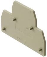 1754200000, Weidmuller W Series End Cover for Use with DIN Rail Terminal Blocks