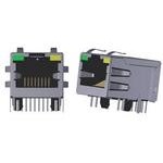 ARJM11C7-502-AB-EW2, Modular Connectors / Ethernet Connectors CONN MAGJACK 1PORT ...