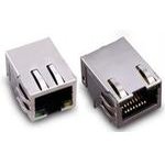ARJM11B3-009-AB-ER2-T, Conn RJ-45 F 8 POS 1.27mm Solder RA Thru-Hole 12 Terminal ...