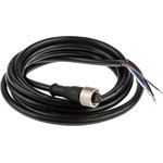 MQDC1-506, Straight Female 5 way M12 to Unterminated Sensor Actuator Cable, 2m