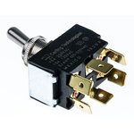 2GM51-73, Toggle Switches 2-pole, ON - OFF - ON, 10A/15A 250VAC/125VAC 3/4 HP ...