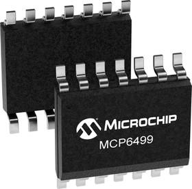 MCP6499T-E/SL, IC: operational amplifier; 30MHz; 1.8?5.5V; Ch: 4; SO14; reel,tape