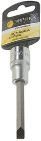 Насадка-вставка с битой шлиц SL10 1/2 10мм L=100мм ER-94306H
