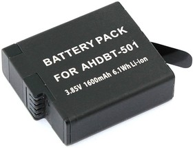 Аккумуляторная батарея Fujimi FBAHBT-501H для видеокамеры GoPro HERO 5, 6, 7 3,85V 1250mAh Li-ion