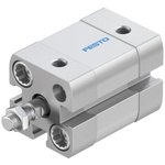 ADN-25-15-A-P-A, Pneumatic Cylinder - 536253, 25mm Bore, 15mm Stroke, ADN Series, Double Acting