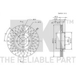 312336, Диск тормозной High Carbon Fi/Lan 94-