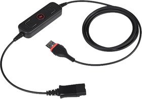 VXH-A9P, Шнур-переходник QD на USB-A VoiceXpert VXH-A9P (QD-Plantronics/USB-A)
