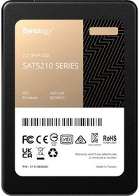 Фото 1/3 SSD жесткий диск SATA 2.5" 960GB 6GB/S SAT5210-960G SYNOLOGY