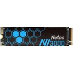 SSD накопитель NETAC NV3000 NT01NV3000-1T0-E4X 1ТБ, M.2 2280, PCIe 3.0 x4, NVMe, M.2