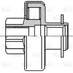 VCS 0911, Бендикс стартера Renault Megane II 02- K4J/K4M 1.4i/1.6i StartVolt