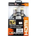 Telecom Кабель HDMI 19M/M,ver. 2.1, 8K@60 Hz 1m метал разъемы ...