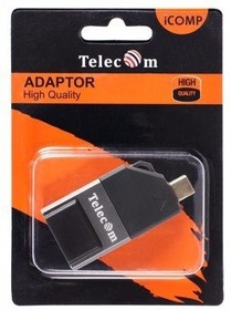 Фото 1/5 Telecom Переходник USB 3.1 Type-C(m) -- VGA(f), Aluminum Shell, Telecom  TA315C