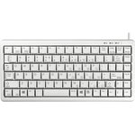 G84-4100LCAUS-0, G84-4100 Wired PS/2, USB Compact Keyboard, QWERTY (US), Light Grey