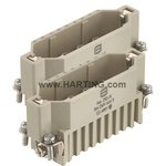 09210253011, Heavy Duty Power Connector Insert, 10A, Male, Han D Series, 25 Contacts