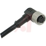 MQDC1-515RA, Right Angle Female 5 way M12 to Unterminated Sensor Actuator Cable, 5m