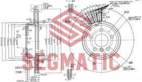 SBD30093228, Диск тормозной, SEGMATIC | купить в розницу и оптом