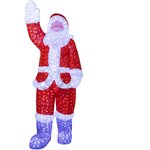 513-182, Акриловая светодиодная фигура Санта Клаус 210х75х60 см ...