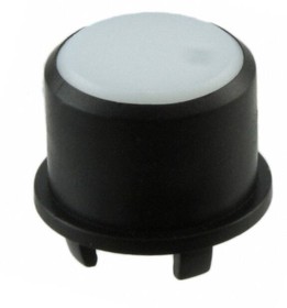 Cap, round, Ø 11 mm, (H) 7.5 mm, black, for short-stroke pushbutton Multimec 5G, 1FS096