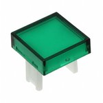 31-953.5, Cap Square Green Transparent Plastic 31 Series Switches