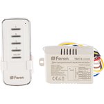 TM74 выключатель дистанционный 230V 1000W 4-х канальный 30м с пультом ...