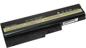 Аккумуляторная батарея для ноутбука Lenovo ThinkPad T60, T60p, T61 10.8V 5200mAh OEM черная