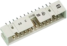 Фото 1/2 09185267324, SEK 18 Series Straight Through Hole PCB Header, 26 Contact(s), 2.54mm Pitch, 2 Row(s), Shrouded