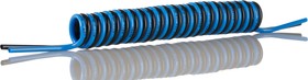 Фото 1/3 PUN-4X0,75-S-0,5-DUO-BS, 0.5m, Polyurethane Recoil Hose