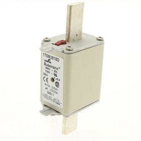 Фото 1/7 170M3819D, 400A Centred Tag Fuse, NH1, 690V ac