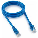 Патч-корд UTP Cablexpert PP12-1.5M/B кат.5e, 1.5м, литой, многожильный (синий)