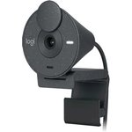 Веб-камера Logitech Webcam BRIO 300 Full HD, graphite (960-001436)