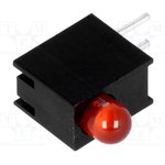 H30E-1SD, LED; in housing; red; 3mm; No.of diodes: 1; 20mA; Lens: red,diffused