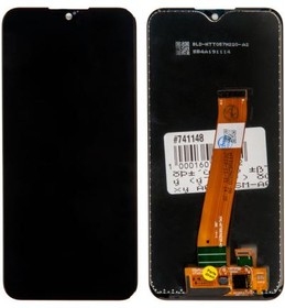 (A015F) дисплей в сборе с тачскрином (модуль) для Samsung Galaxy A01 (SM-A015F) черный (широкий коннектор)