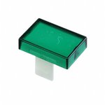 31-903.5, Cap Rectangular Green Transparent Plastic 31 Series Switches