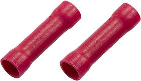 Фото 1/6 08-0735, Соединительная гильза изолированная L-32 мм 6-10 мм² (ГСИ 10/ГСИ 6,0-10,0) красная