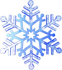 Фото 1/2 502-383, Елочная фигура Снежинка резная, 81 см, цвет синий