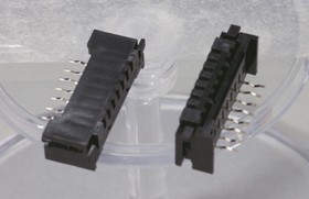 09FDZ-BT(S)(LF)(SN), 2.54mm Pitch 9 Way Straight Female FPC Connector, ZIF Vertical Contact