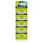 Ergolux AG 1 BL-10 (AG1-BP10, LR60 /LR621 /164 /364 батарейка для часов) (10 шт ...