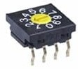 FR01FC10P-S, Coded Rotary Switches 10MM DECIMAL 10P COMPLEMENT CODED