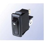 R13-243A-02-BB, Rocker Switches SPST OFF-ON BLACK