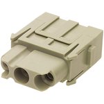 09140032702, Heavy Duty Power Connectors 3 AXIAL CONTACT FEM HAN C MODULE