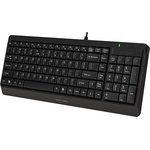 Клавиатура + мышь A4Tech Fstyler F1512 клав:черный мышь:черный USB (F1512 BLACK)