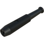 2 mm jack, solder connection, 0.5 mm², black, 930320100