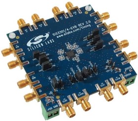 SI53301/4-EVB, Clock & Timer Development Tools Evaluation board for Si53300 low jitter clock buffer product family