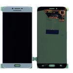 Дисплей для Samsung Galaxy A8 (2016) SM-A810F голубой
