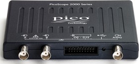 Фото 1/5 PicoScope 2205A MSO, PQ008 PicoScope 2000 Series Digital PC Based Oscilloscope, 2 Analogue Channels, 25MHz, 16 Digital