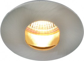 Фото 1/5 Arte Lamp Accento Серебро/Серый Светильник точечный встаиваемый 1x50W 1xGU10; 1xG5,3