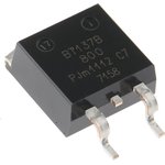 BT137B-800F,118, Surface Mount, 3-pin, TRIAC, 800V, Gate Trigger 1.5V 800V